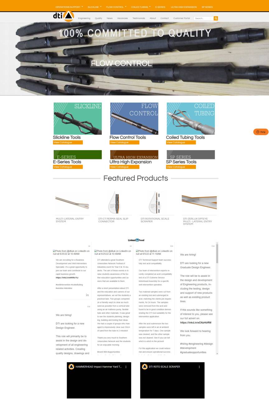 dti current webpage